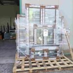 infissi imballati prima del montaggio